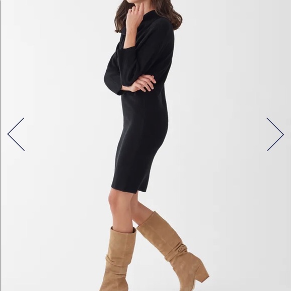 Splendid Daphne Cowl Neck Sweater Dress - Picture 2 of 7